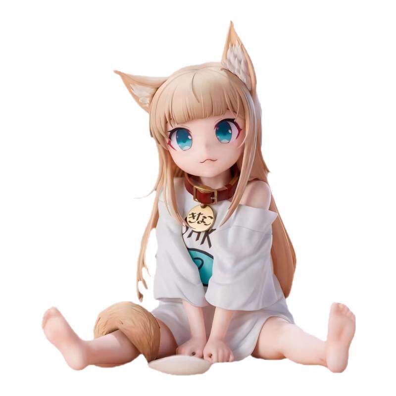 坐姿美少女猫娘手办车载机箱摆件