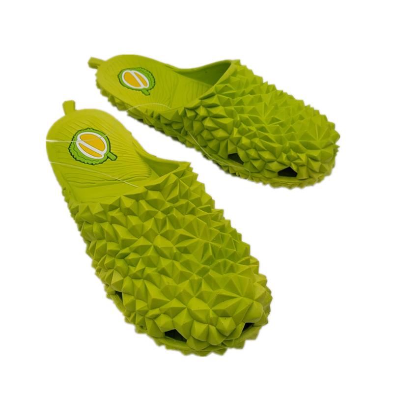越南橡胶凉鞋拖鞋镂空榴莲包头男女同款户外搞怪亲子减震防滑耐磨
