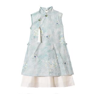 女童旗袍裙汉服连衣裙夏季2026新款儿童新中式改良小女孩国风裙子