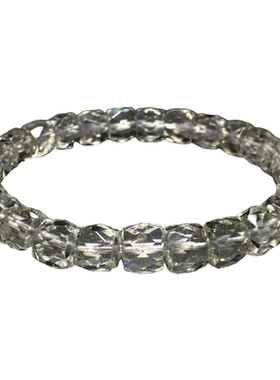 天然绿水晶手链绿色水晶手串礼物