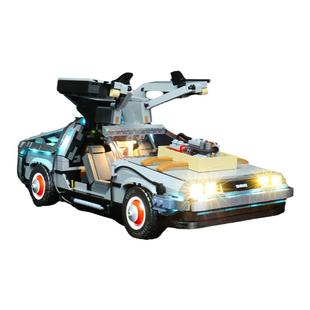 BrickBling适用乐高10300回到未来时光机汽车积木灯饰组装灯光组