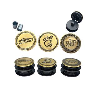 汽车脚垫卡扣丝圈双层防滑按扣车脚垫固定原车立柱可拆卸包铜扣子