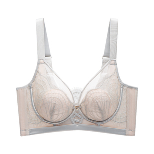 女儿腰大胸显小胸兔耳朵内衣女超薄塑形防下垂上托聚拢承托文胸罩