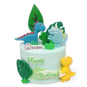 CAKEBOSS童趣奇妙游小恐龙卡通儿童生日节日蛋糕北京上海同城配送
