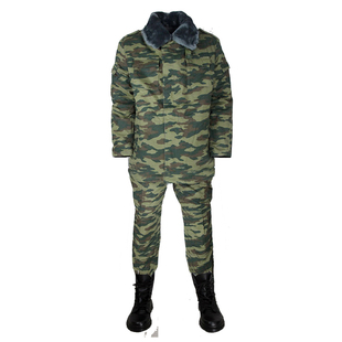 冷战直采俄军公发97横纹迷彩服冬季户外战斗服套装车臣flora棉衣