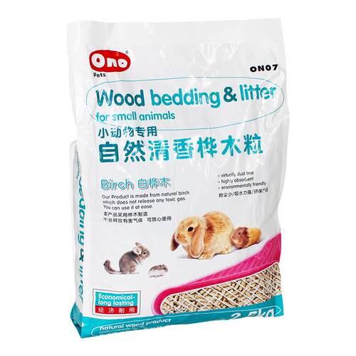 【包邮】消臭木粒5斤除味ono木粒07兔龙猫桦木白杨垫料20斤jp370