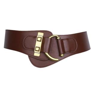 真皮宽腰带女松紧装饰配连衣裙子收腰毛衣百搭束腰羽绒服大衣腰封