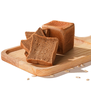 纯主义燕麦面包小方包早餐代餐低GI粗粮面包健身强饱腹感全麦吐司