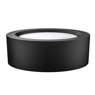 明装筒灯圆形led店铺商用黑色4寸5寸6寸12W18W大功率免开孔吸顶灯