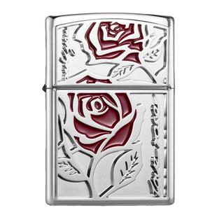 ZIPPO官方旗舰店之宝正品玫瑰予你煤油打火机送男友新年礼物