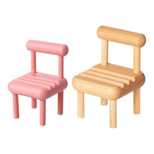 2025新款网红创意小椅子手机支架桌面手机架支撑架卡通小凳子支架迷你小型桌上摆件通用手机座可爱懒人小板凳