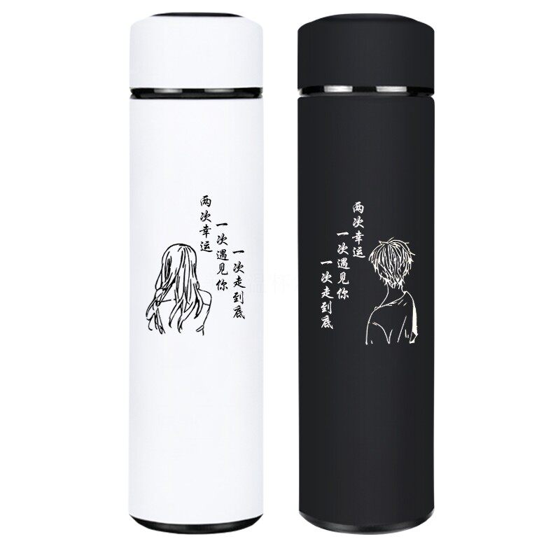 保温杯情侣款生日礼物一对送男士女生韩版刻字定制不锈钢情侣水杯