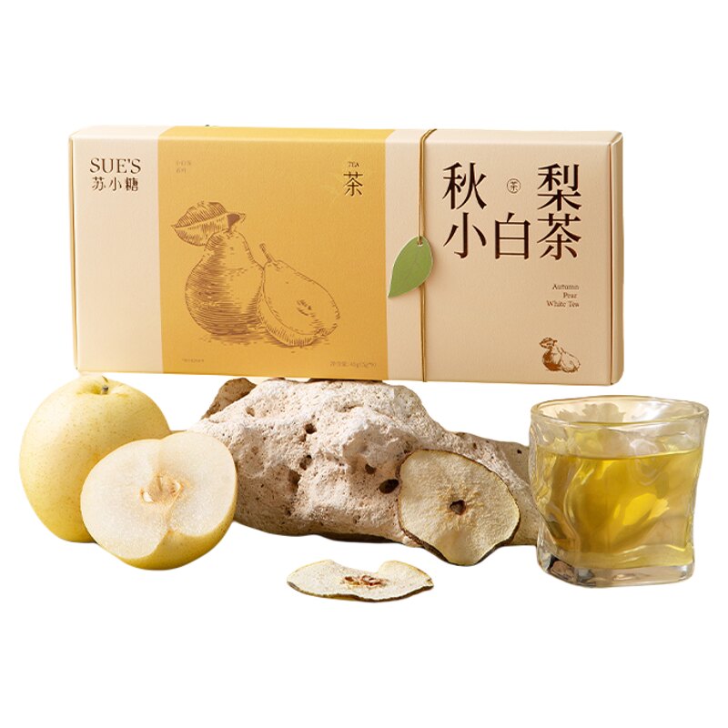 苏小糖花茶礼盒送女生轻润秋梨陈皮果茶罗汉果白茶茶包厦门伴手礼