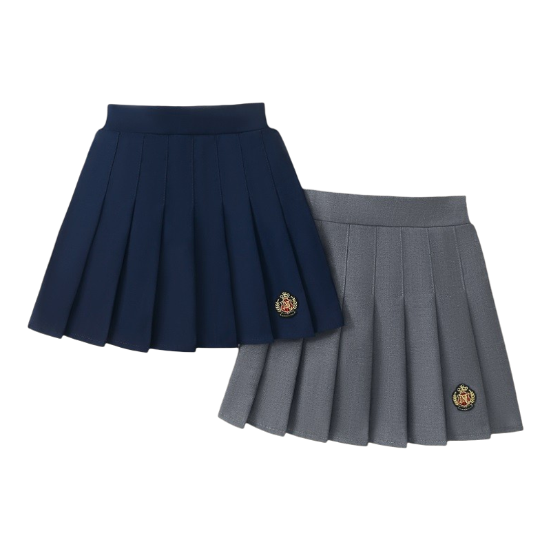 女童百褶半身裙学生院风jk西装短