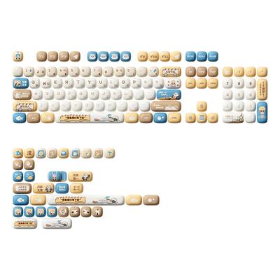 AKKO 少数派打工水獭主题键帽MOG蘑菇型小馒头大全派派獭键盘帽