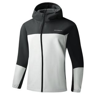 361运动外套2025秋冬新款男士梭织加绒连帽保暖上衣户外运动夹克