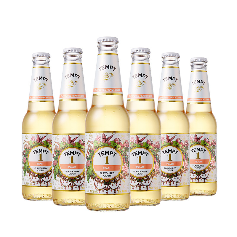 丹麦TEMPT诱惑1号微醺气泡水果酒