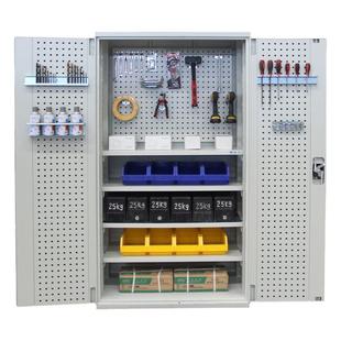 加厚重型工具柜双开门铁皮柜汽修车间储物柜置物柜五金配件收纳柜