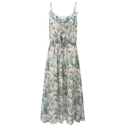 COCOBELLA对丝提花吊带裙