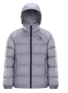 骆驼户外羽绒服短款2026冬季新款90绒防风保暖连帽面包服羽绒外套