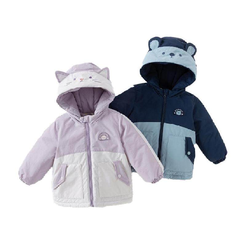 戴维贝拉新款男童女童儿童棉服