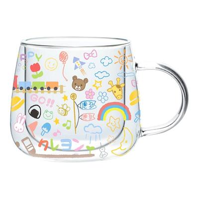 ezicok印花家用大容量刻度杯