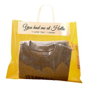 labubu公仔玩偶包装袋透明礼品袋圣诞毛绒玩具定制袋娃娃手提袋