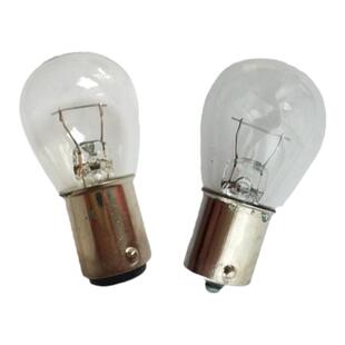 大头汽车灯泡转向灯尾灯B15 12V24V15W21W25W30W卡口单双触点平脚