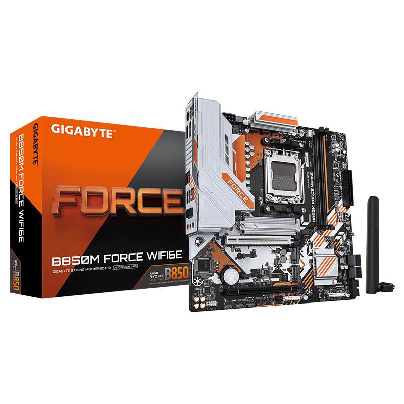 9600X/9700X搭技嘉B650EM/B850M