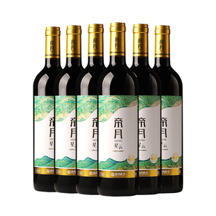 帝月星云干红葡萄酒宁夏贺兰山赤霞珠国产红酒整箱正品官方旗舰店