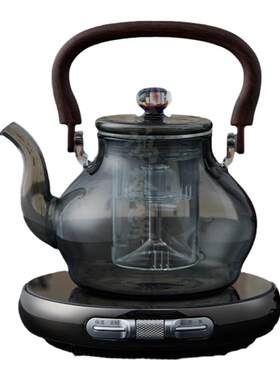 归鸿 茗凤祥魔术师煮茶电陶炉高端煮茶器煮茶炉加厚耐高温玻璃壶