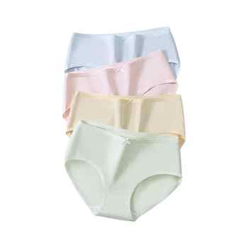 黛尔佳人无菌内裤女士2025新款纯棉抗菌全棉加长裆无痕少女三角裤实付29.9元到手包邮 黛尔佳人无菌内裤女士2025新款纯棉抗菌全棉加长裆无痕少女三角裤实付29.9元到手包邮