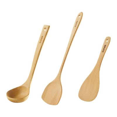 苏泊尔榉木锅铲不粘锅专用木铲子