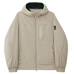 NAUTICA/诺帝卡男装26春季新品机能风潮流宽松保暖连帽棉服厚外套