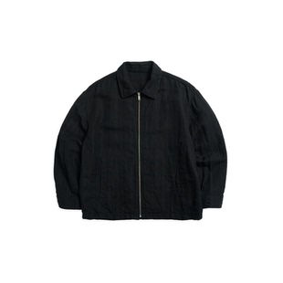 PORTER CLASSIC 新品条纹拉链夹克男RADIANCE-Blue