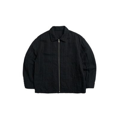 PORTER CLASSIC 新品条纹拉链夹克男RADIANCE-Blue