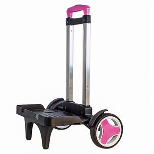 中小学生通用书包拉杆架大轮静音小拉车三轮可爬楼初中生背包神器