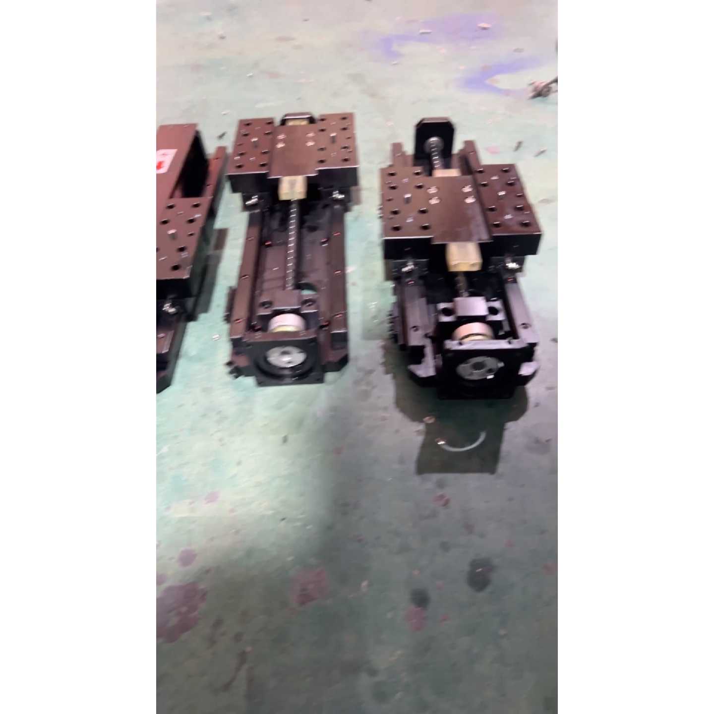 【议价-可维修】二手货 工作台 滑台模组 铝制 底部宽105长385 /