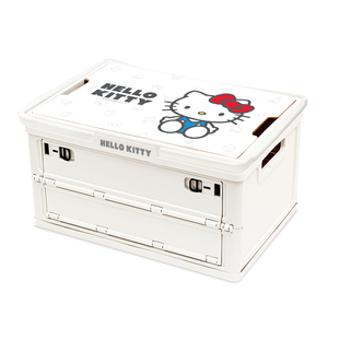 kitty汽车后备箱收纳箱车载女生户外露营折叠野营野餐整理箱储物