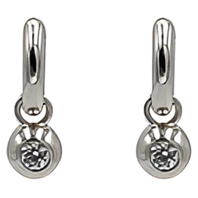 PAUSA ANN 运动系列 小圆球镶钻灵动简约银耳钉