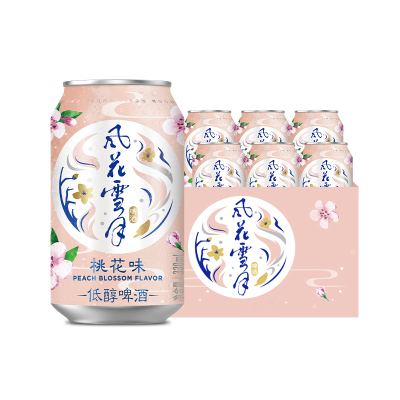 风花雪月330ml聚会桃花味