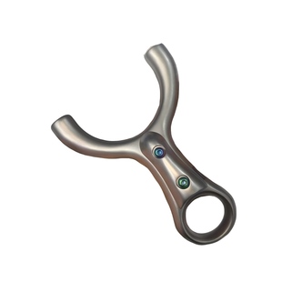 反曲掌中宝顶卡破天630不锈钢斜口牛角孔破日单卡弹弓架扁皮顶卡