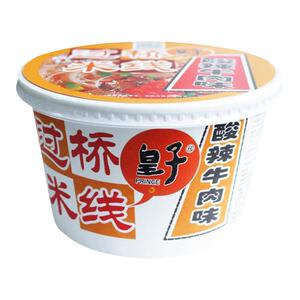 (葱爆味已停产)过桥米线碗装非油炸冲泡免煮方便即食香辣牛肉粉丝