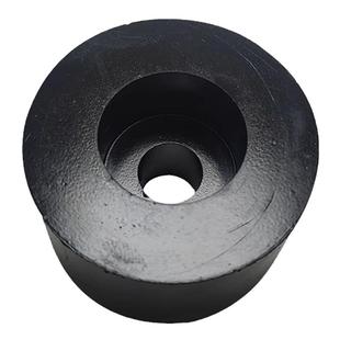 橡胶垫减震垫圆形沉孔工业机械脚垫橡胶大小孔缓冲垫水泵防震垫块