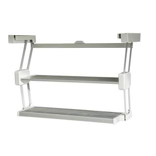 富百纳厨房备菜备餐置物架吊柜下拉可折叠储物架伸缩收纳沥水架