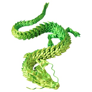 网红3d打印龙玩具立体龙模型摆件三d打印活动关节龙中国龙可动龙
