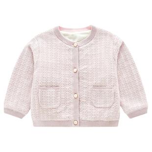 【商场同款】拉比儿童小香风棉线全开外套加厚保暖防风中小童外套