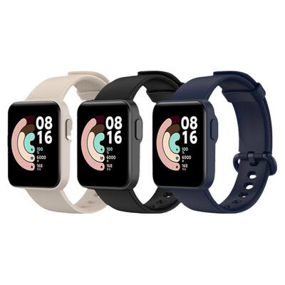 适用于红米手表2/1表带Redmi硅胶智能运动替换腕带小米Watch Lite2/1国际版Hor loge2个性时尚Poco配件