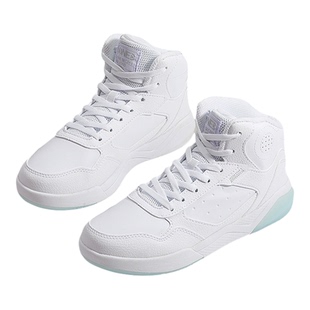 361女鞋板鞋2026春季新款女款厚底小白鞋爆款百搭皮面高帮运动鞋