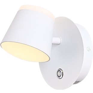 卧室床头壁灯自带触摸开关可调明暗儿童房读书灯舒适光可调角度